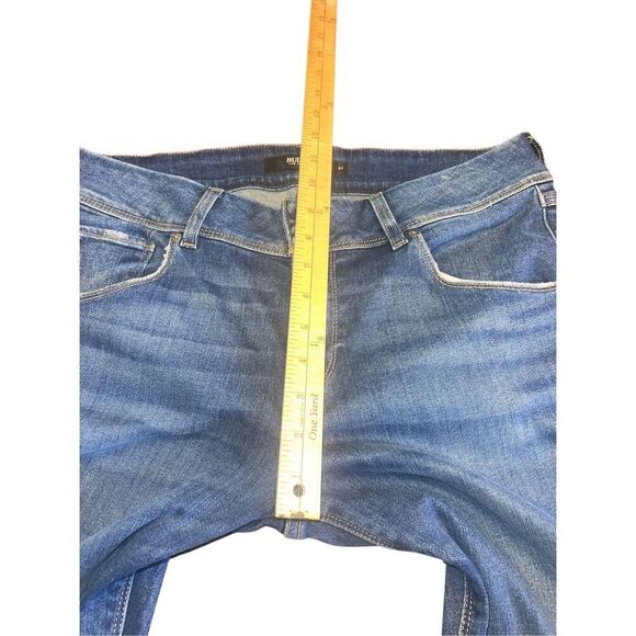 Hudson Jeans size 12(31) Beth Baby Boot Cut Jeans Dark Wash Flap Pocket Y2k - Picture 6 of 10